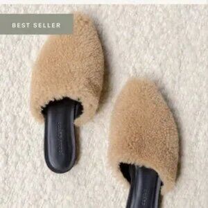 NWT - Jenni Kayne Shearling Mule - Size 36